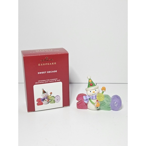 Hallmark Other - 2020 Hallmark Keepsake Sweet Decade #1 Snowman Christmas Ornament Boxed QXR9154